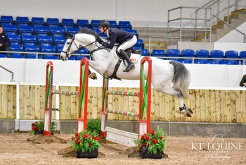 Paul Sims records his third consecutive 1.40m win on Jankorado GB at Kelsall Hill Equestrian Centre with victory in the Winter Grand Prix Paul Sims records his third consecutive 1.40m win on Jankorado GB at Kelsall Hill Equestrian Centre with victory in the Winter Grand Prix